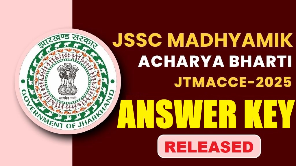 JSSC Madhyamik Acharya JTMACCE Answer Key 2026