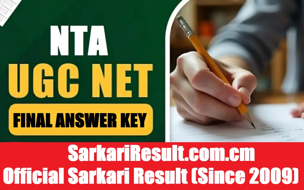 NTA UGC NET December Final Answer Key 2026