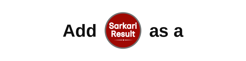 Add Sarkari Results as Preferred Source